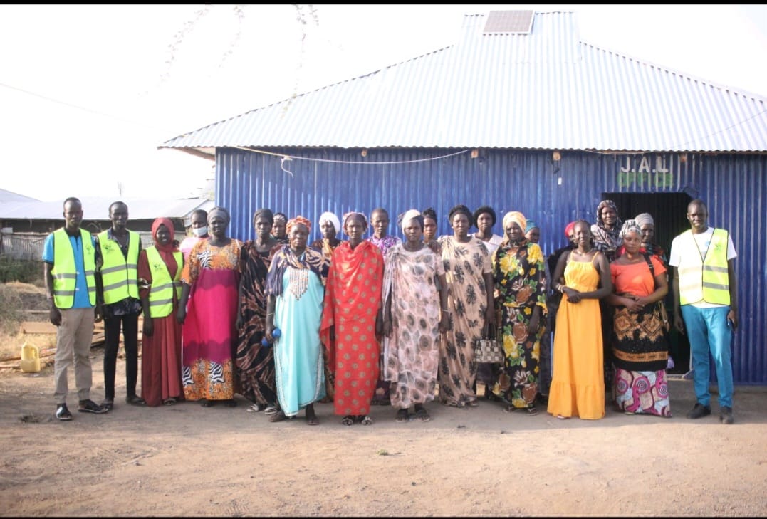 JAL beneficiaries and staff together